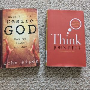 John Piper Book Set - Brown and Orange Covers
